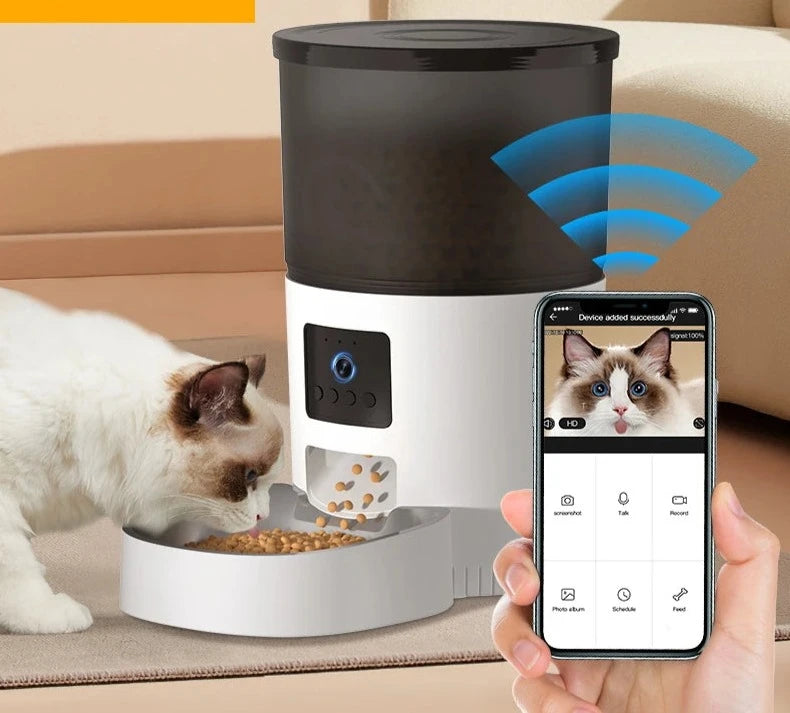 Automatic Cat Feeder with Camera & Smart Control