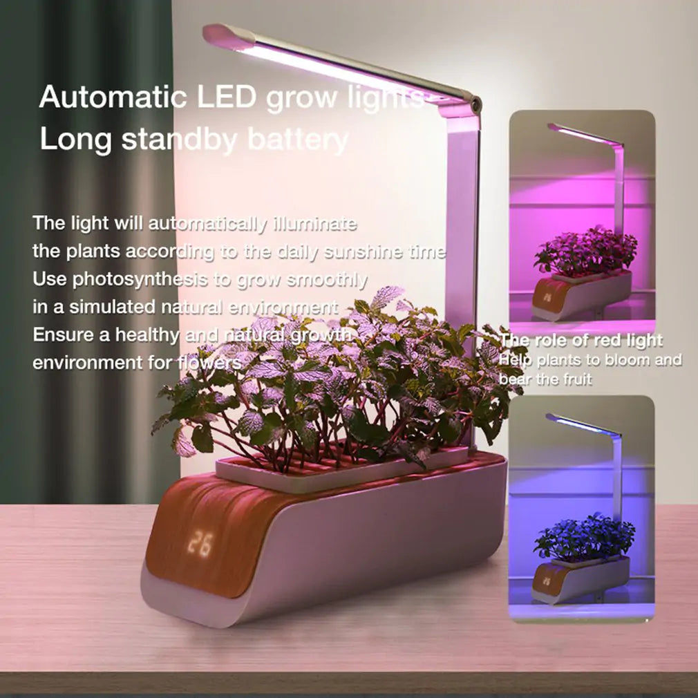 Smart Flower Pot: Stylish Automated Plant Care Solution